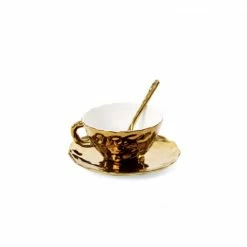 Seletti Gold Fingers Porcelain Tea Cup