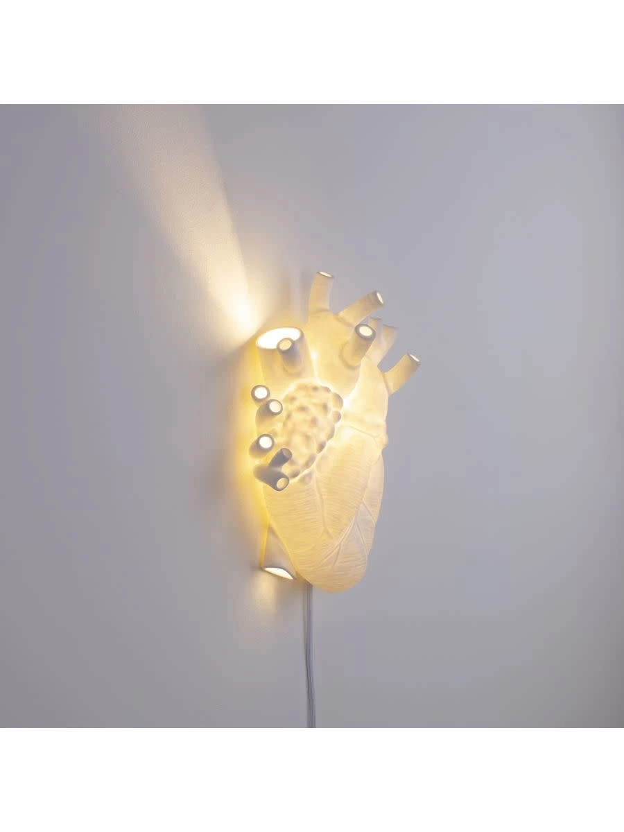 Seletti Porcelain Heart Lamp