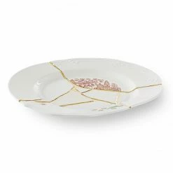 Seletti Kintsugi Dinner Plate Red