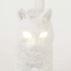 Seletti White Jobby Cat Lamp