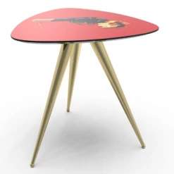Seletti X TOILETPAPER Side TableRed Revolver