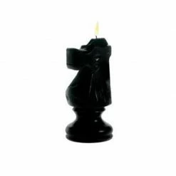 Seletti Black The Vela Knight Candle