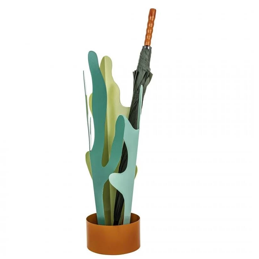 Seletti Leaf Design Metal Umbrella Stand