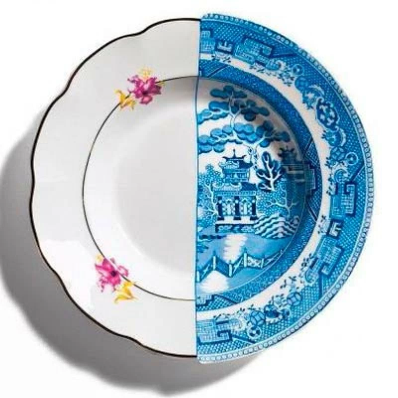 Seletti Hybrid Fillide Porcelain Soup Plate