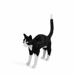 Seletti Black and White Jobby The Cat Lamp