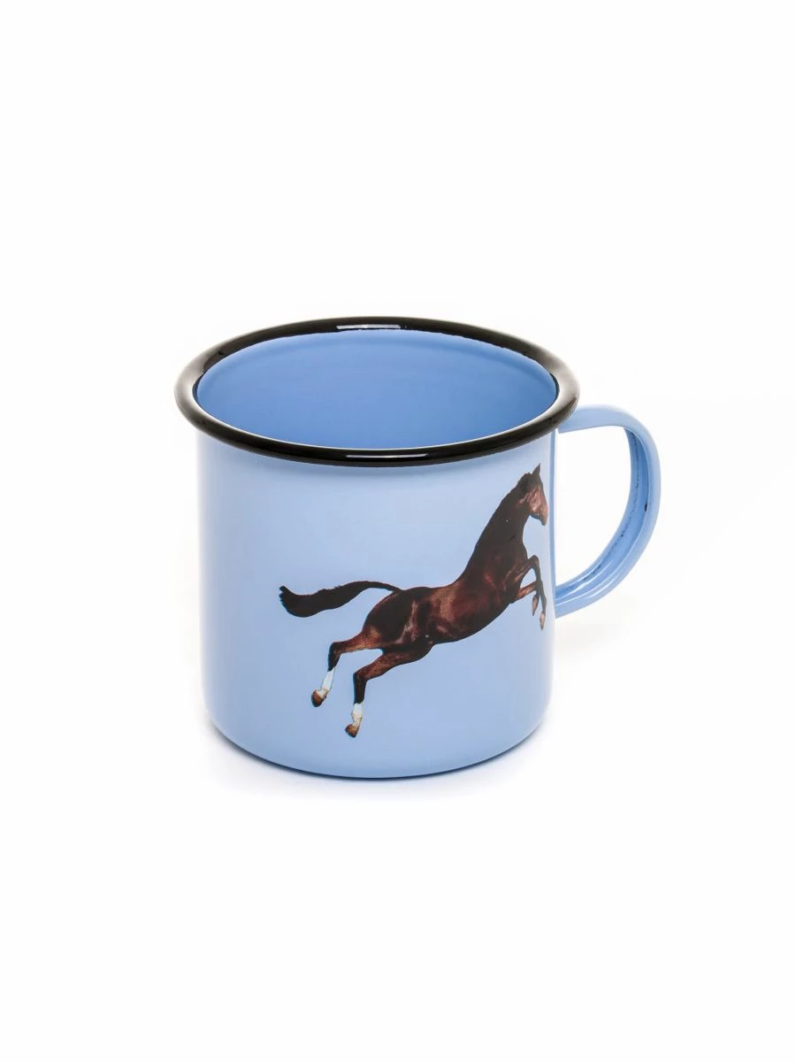 Seletti Toiletpaper Magazine Horse Enamel Mug