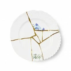 Seletti Kintsugi Dinner Plate Blue