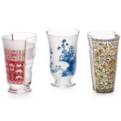Seletti Set of 3 Hybrid Clarice Glasses