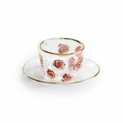 Seletti Roses Printed Coffee Cup