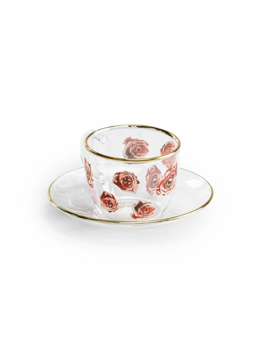 Seletti Roses Printed Coffee Cup