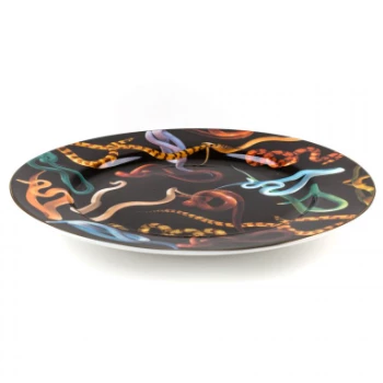 Seletti Toiletpaper Magazine Snakes Plate