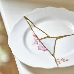 Seletti 24 Carat Gold Kintsugi Side Plate