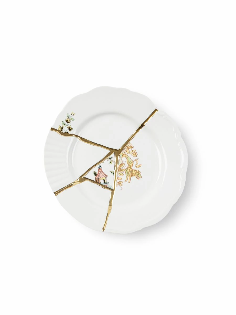 Seletti Kintsugi Dessert plate