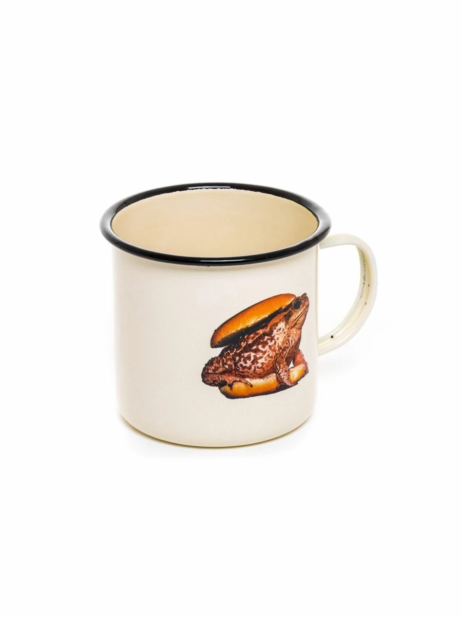 Seletti Toiletpaper Magazine Toad Enamel Mug