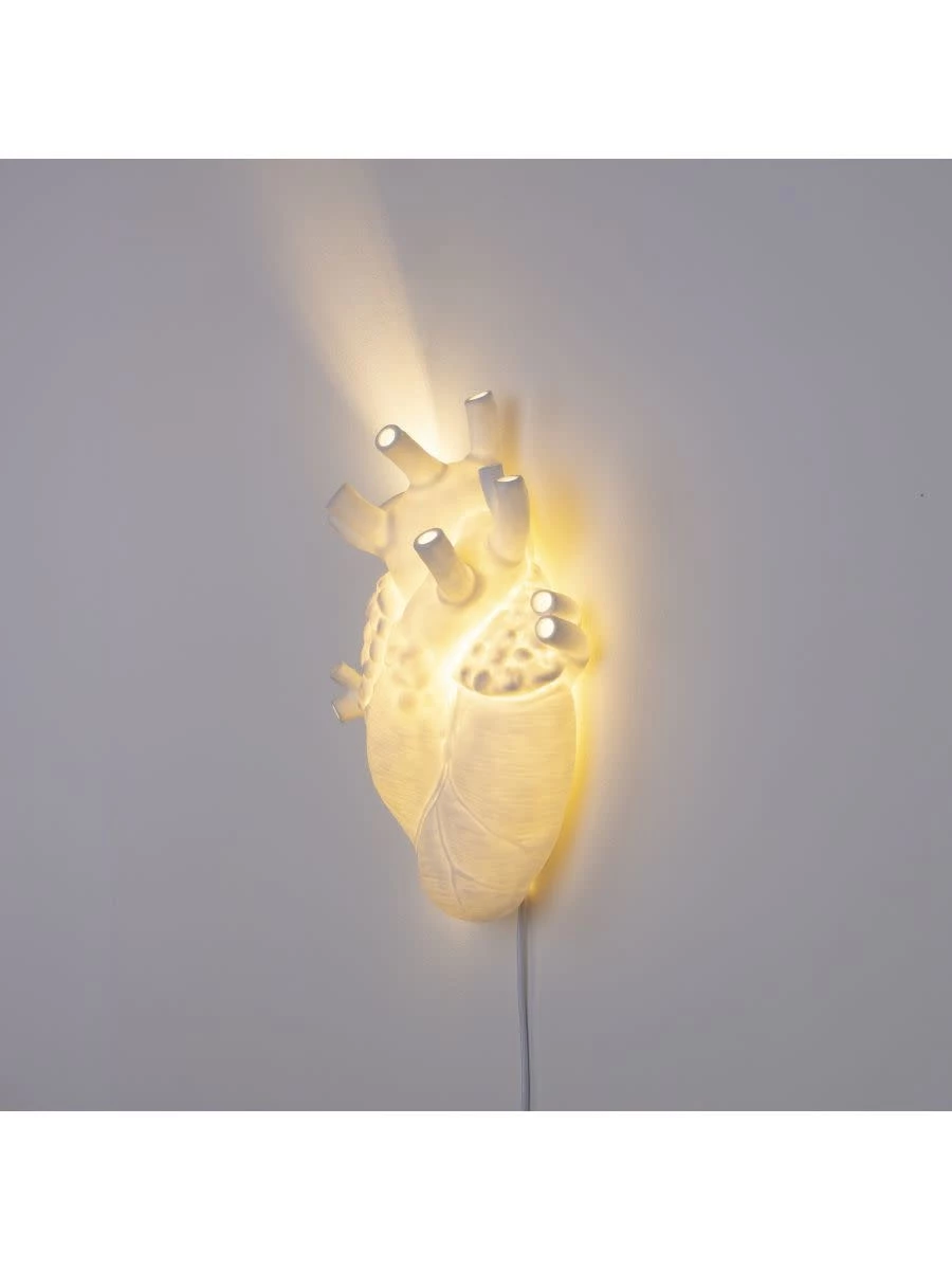 Seletti Porcelain Heart Lamp
