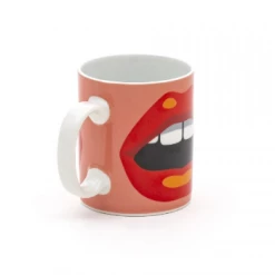Seletti X STUDIO JOB Mug Red Lips - Set of 2