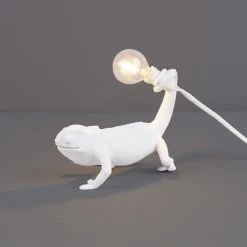 Seletti Chameleon Lamp | White Still