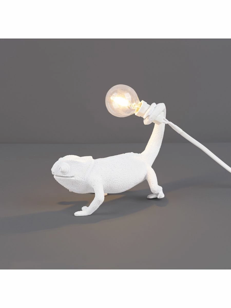 Seletti Chameleon Lamp | White Still