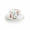 Seletti Clear and Gold I Love You Coffee Cup