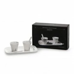Seletti Estetico Quotidiano Coffee Set of 2 Cups and 1 Tray