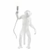 Seletti White Monkey Resin Foot Lamp