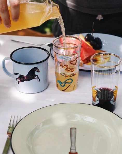 Seletti Toiletpaper Magazine Horse Enamel Mug