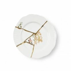 Seletti Kintsugi Dessert Plate Gold