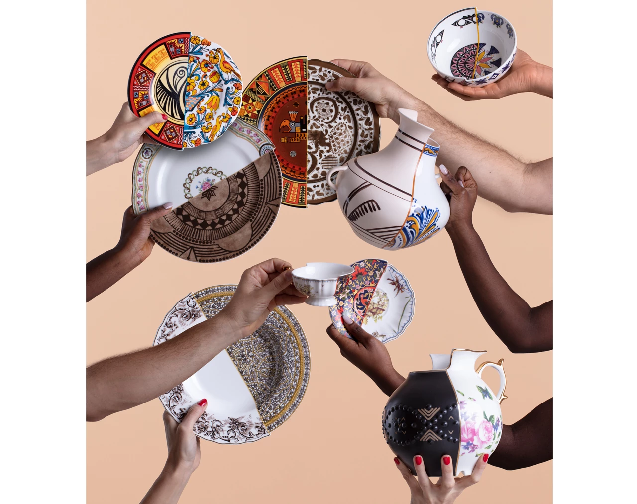 Seletti Hybrid Dinner Plate Hobyo