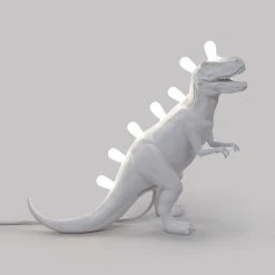 Seletti White Jurassic T-Rex Dinosaur Lamp