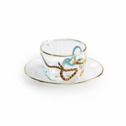 Seletti Toiletpaper Magazine Snakes Espresso Cup & Saucer
