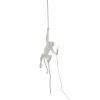 Seletti White Monkey Resin Celling Hanging Lamp