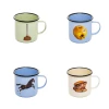 Seletti Toiletpaper Magazine Enamel Mug - Set of 4