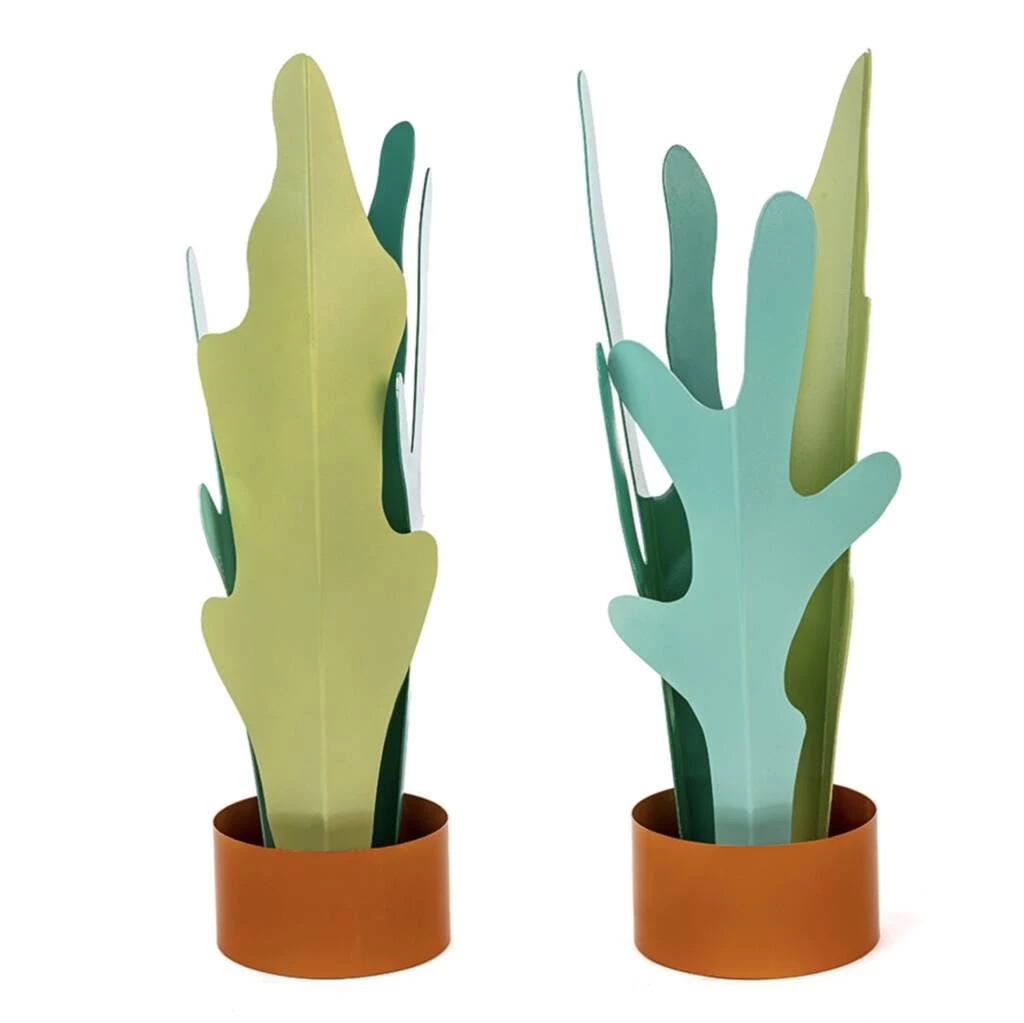 Seletti Leaf Design Metal Umbrella Stand