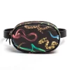 Seletti X TOILETPAPER Unisex Waist Bag Black Snakes