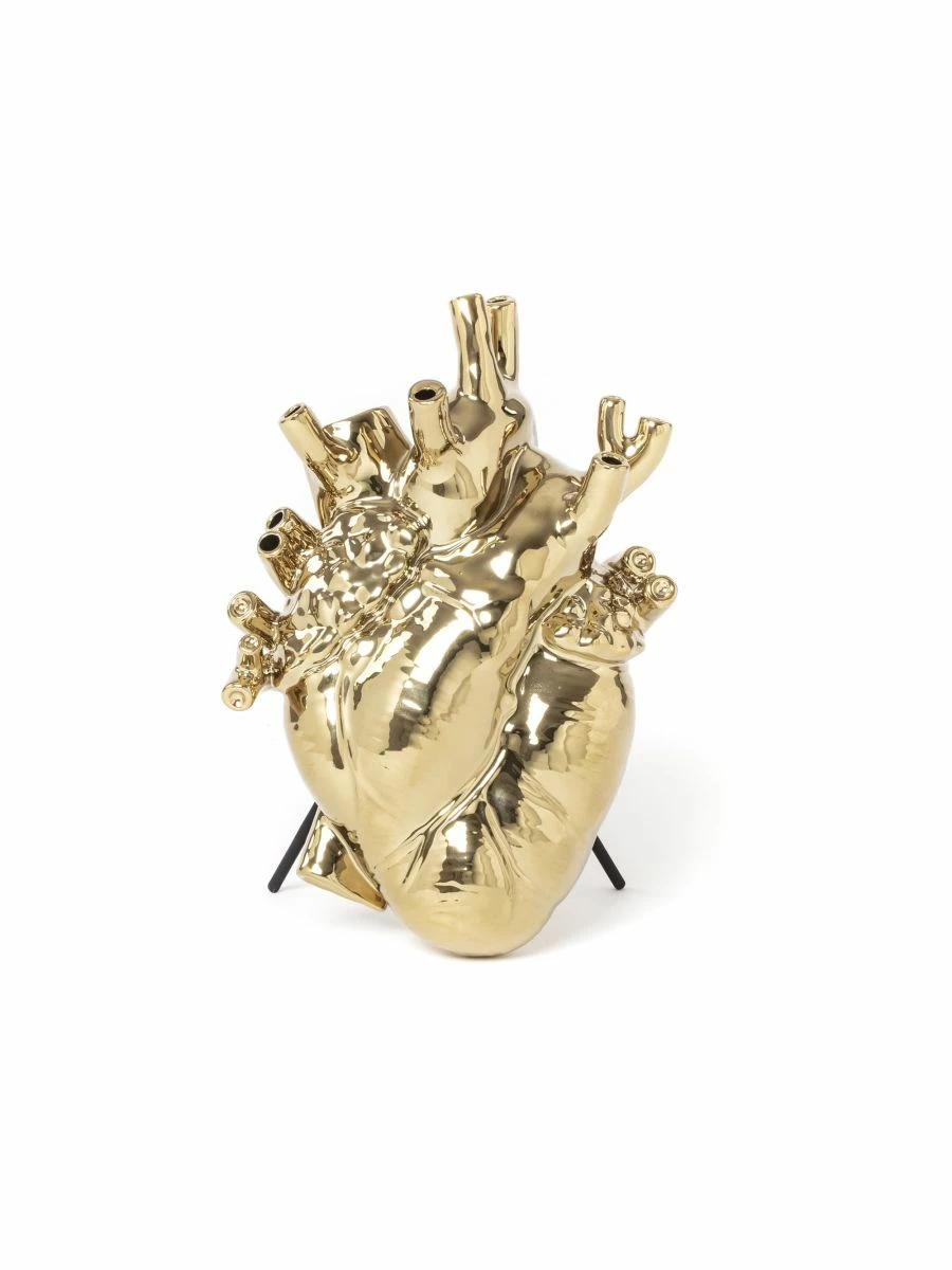 Seletti LOVE IN BLOOM GOLD VASE