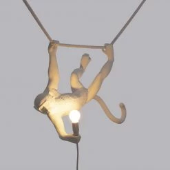 Seletti The Monkey Lamp Swing | White