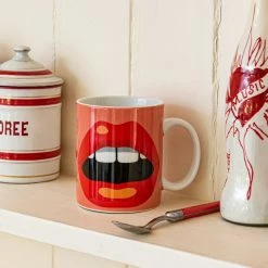 Seletti Pop Art Sexy Lips Designer Mug
