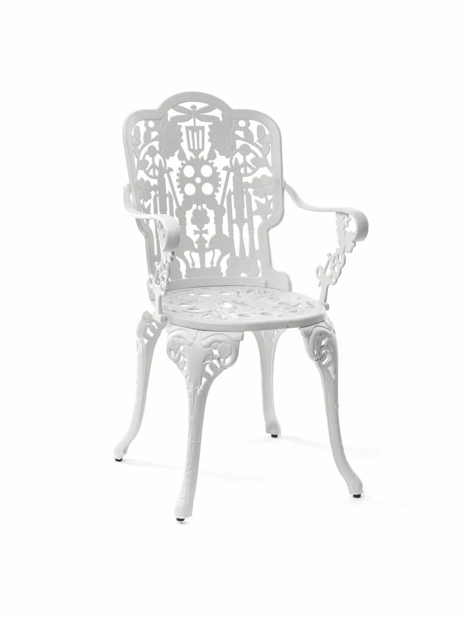 Seletti Industry Collection Aluminium Armchair - White