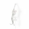 Seletti White Monkey Resin Hanging Wall Lamp