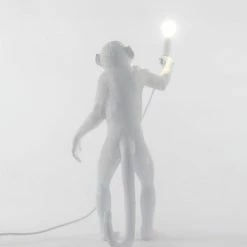 Seletti White Monkey Standing Indoor Version Lamp