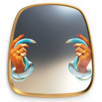 Seletti Toiletpaper Magazine Hands With Snakes Mirror