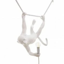 Seletti The Monkey Lamp Swing White