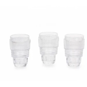 Seletti Large Machine Collection Set Of 3 Drinking Glass