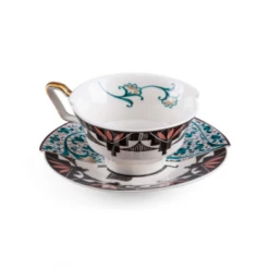 Seletti Set Teacup + Saucer Hybrid Aspero