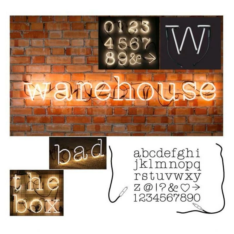 Seletti Art Vocals Neon Font