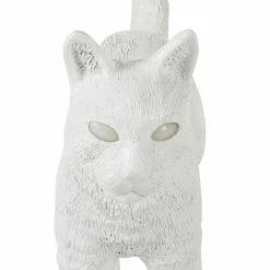 Seletti White Jobby Cat Lamp