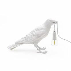 Seletti White Waiting Bird Lamp indoor/outdoor