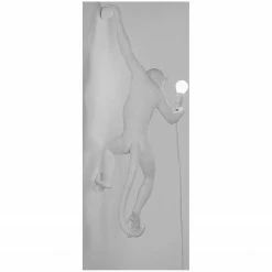 Seletti Monkey Lamp Hanging Left Hand - White