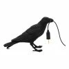 Seletti Black Waiting Bird Lamp