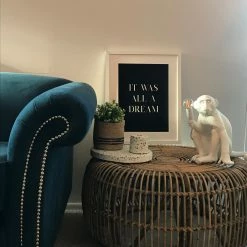 Seletti White Sitting Monkey Lamp